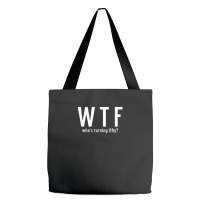 Wtf Who Turning Fifty 50 Years Old Funny 50th Birthday Tote Bags | Artistshot