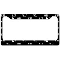 Wtf Who Turning Fifty 50 Years Old Funny 50th Birthday License Plate Frame | Artistshot