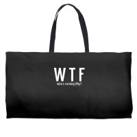 Wtf Who Turning Fifty 50 Years Old Funny 50th Birthday Weekender Totes | Artistshot