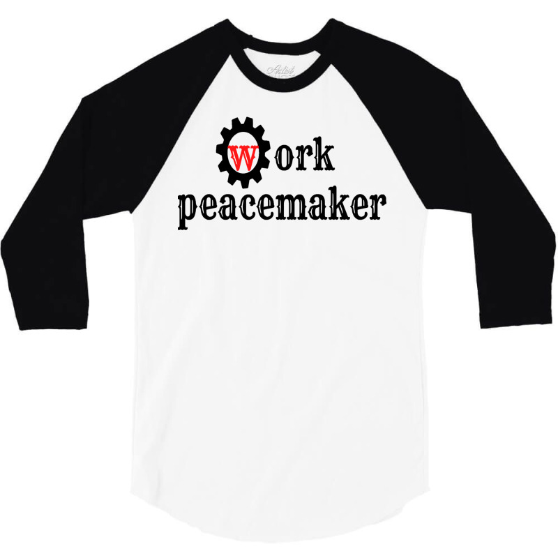 Mens My Favorite Peacemaker Work 3/4 Sleeve Shirt | Artistshot