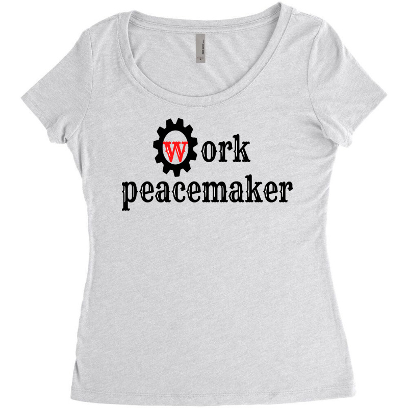 Mens My Favorite Peacemaker Work Women's Triblend Scoop T-shirt | Artistshot