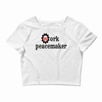 Mens My Favorite Peacemaker Work Crop Top | Artistshot