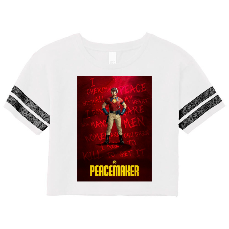 Amazing Peacemaker Graphic Scorecard Crop Tee | Artistshot