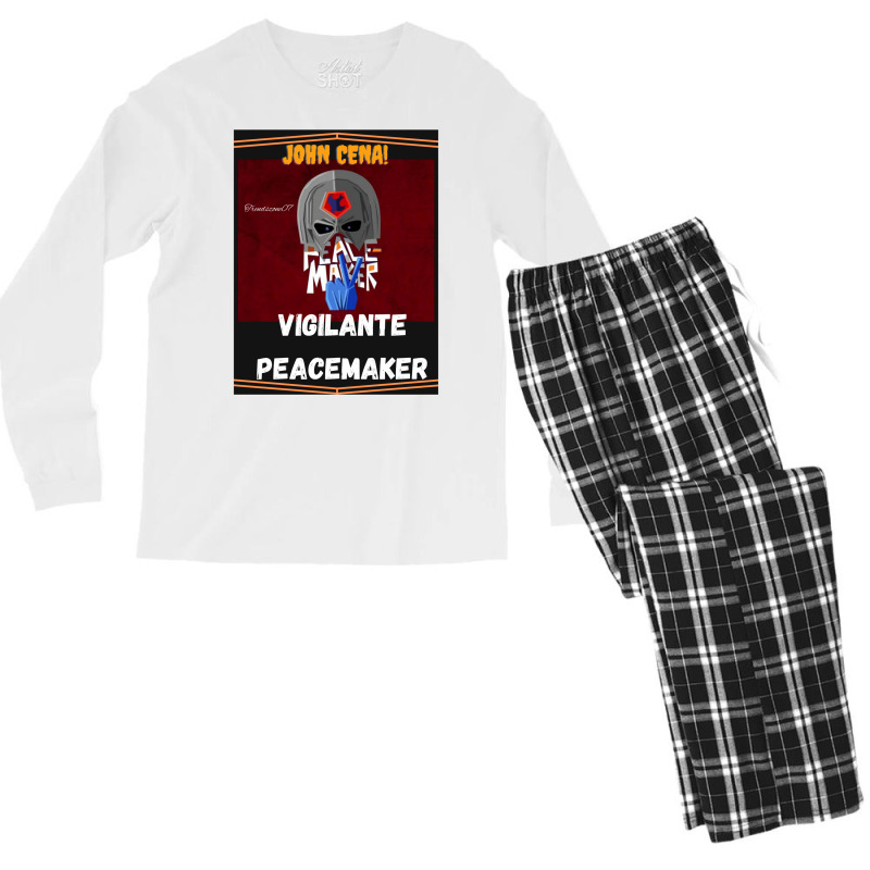 Vigilante Peacemaker 19 Men's Long Sleeve Pajama Set | Artistshot