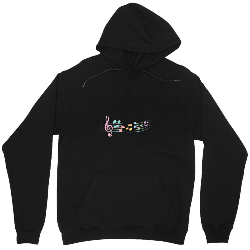 Colorful Music Notes 1 Unisex Hoodie by JenniferJones | Artistshot