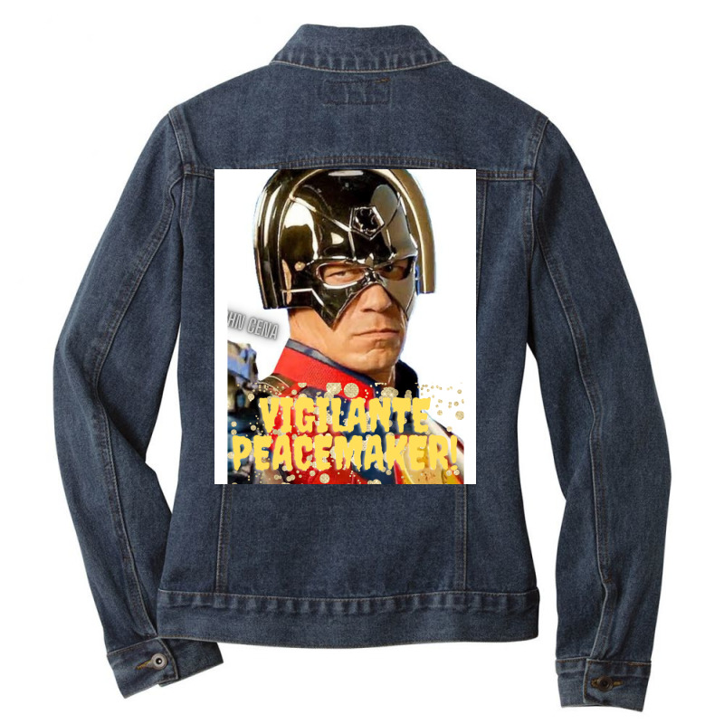 Vigilante Peacemaker 23 Ladies Denim Jacket | Artistshot