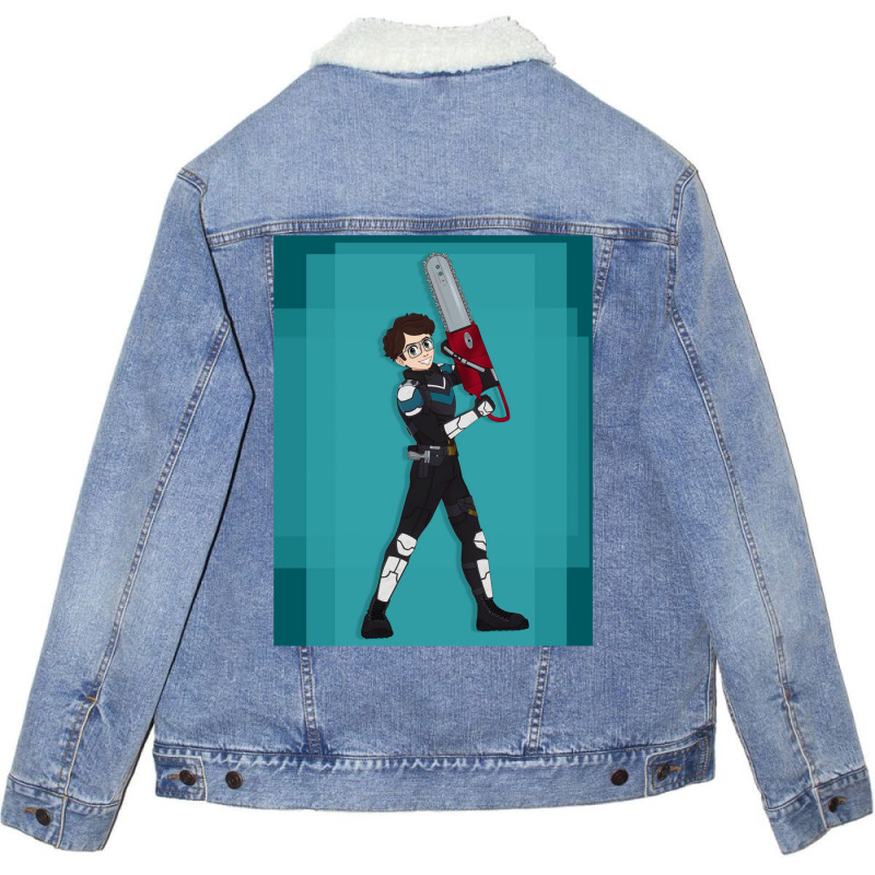 Vigilante Peacemaker 25 Unisex Sherpa-lined Denim Jacket | Artistshot