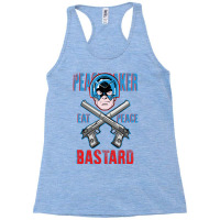 Superhero Peacemaker Eat Peace Bastardperfect Design For Men & Women Racerback Tank | Artistshot