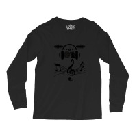 Music - Music Listening Design Long Sleeve Shirts | Artistshot