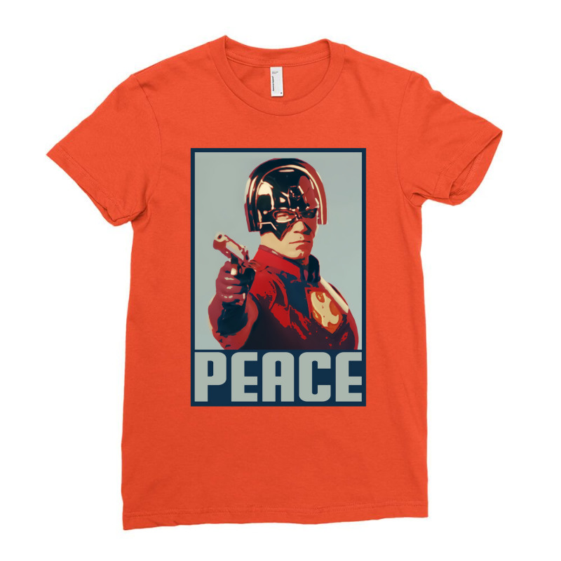 Superhero Peacemaker Politicalperfect Design For Men And Women Ladies Fitted T-shirt | Artistshot