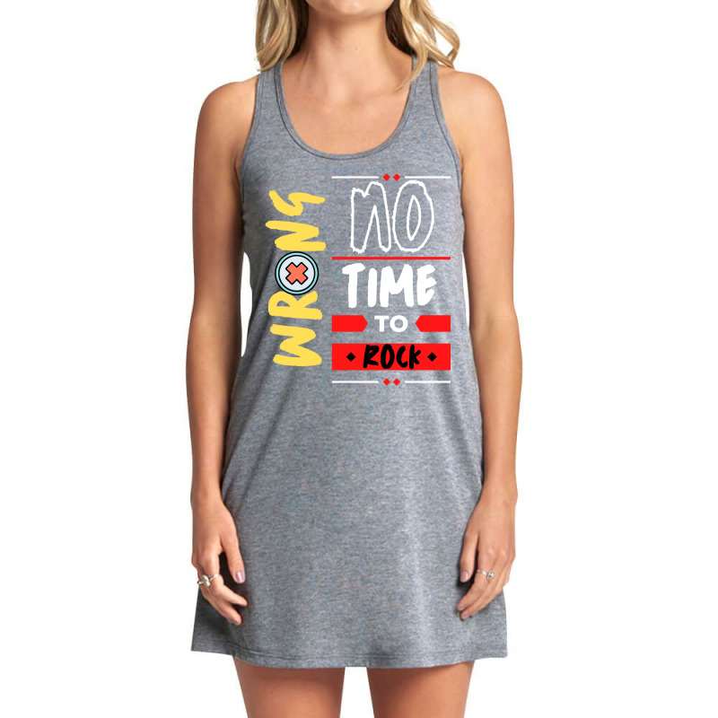 Vigilante Peacemaker Quotes   No Wrong Time To Rock Quote Tank Dress | Artistshot