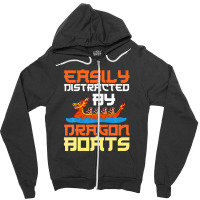 Dragon Boat Racing Festival Paddle Chinese Boating Zipper Hoodie | Artistshot