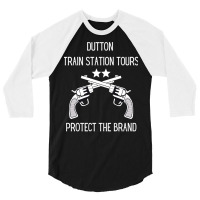 Dutton Train Station Tours 3/4 Sleeve Shirt | Artistshot