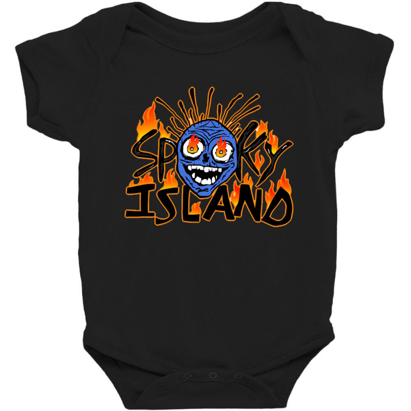 Spooky Island Baby Bodysuit by SamAlexanderMcnutt | Artistshot