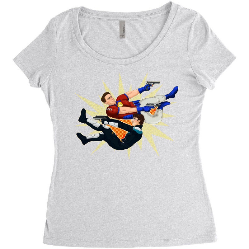 The Amazing Vigilante Peacemaker Women's Triblend Scoop T-shirt | Artistshot