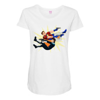 The Amazing Vigilante Peacemaker Maternity Scoop Neck T-shirt | Artistshot