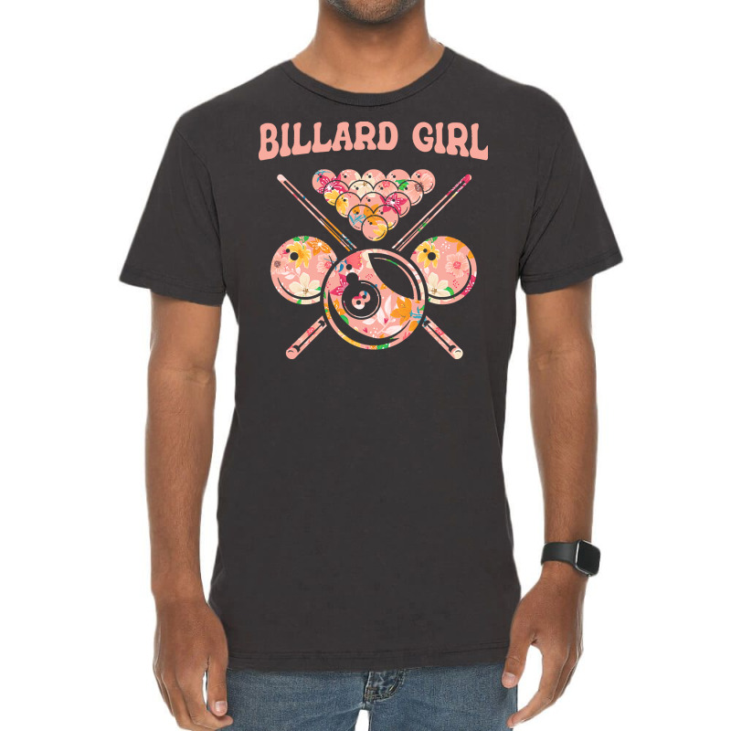 Billiard T  Shirt Billiard Pool Player Billard 8  Ball T  Shirt Vintage T-shirt | Artistshot