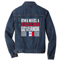 Iowa Needs A Dejear Governor Deidre Dejear 2022 Iowa Vote Men Denim Jacket | Artistshot