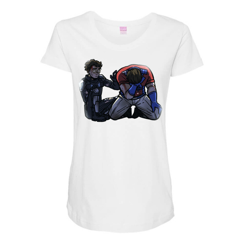 The Amazing Vigilante Peacemaker 5 Maternity Scoop Neck T-shirt | Artistshot