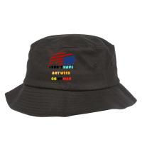 Vigilante Peacemaker Quotes 32 Bucket Hat | Artistshot