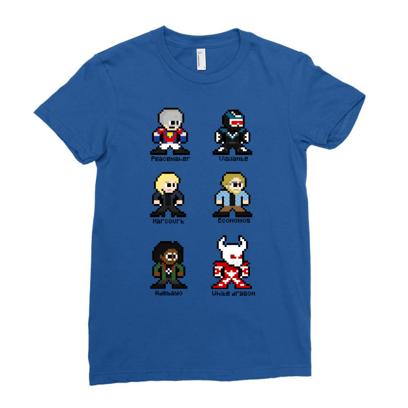 Peacemaker Characters Ladies Fitted T-shirt | Artistshot