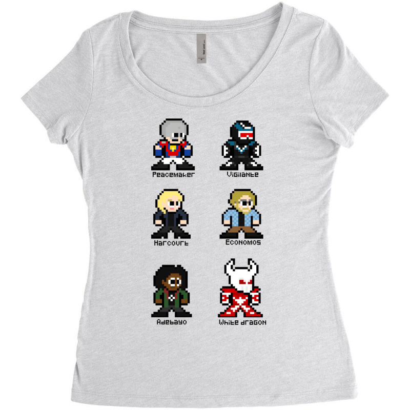 Peacemaker Characters Women's Triblend Scoop T-shirt | Artistshot