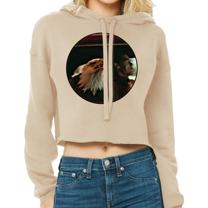 Eagly And Peacemaker Cropped Hoodie | Artistshot