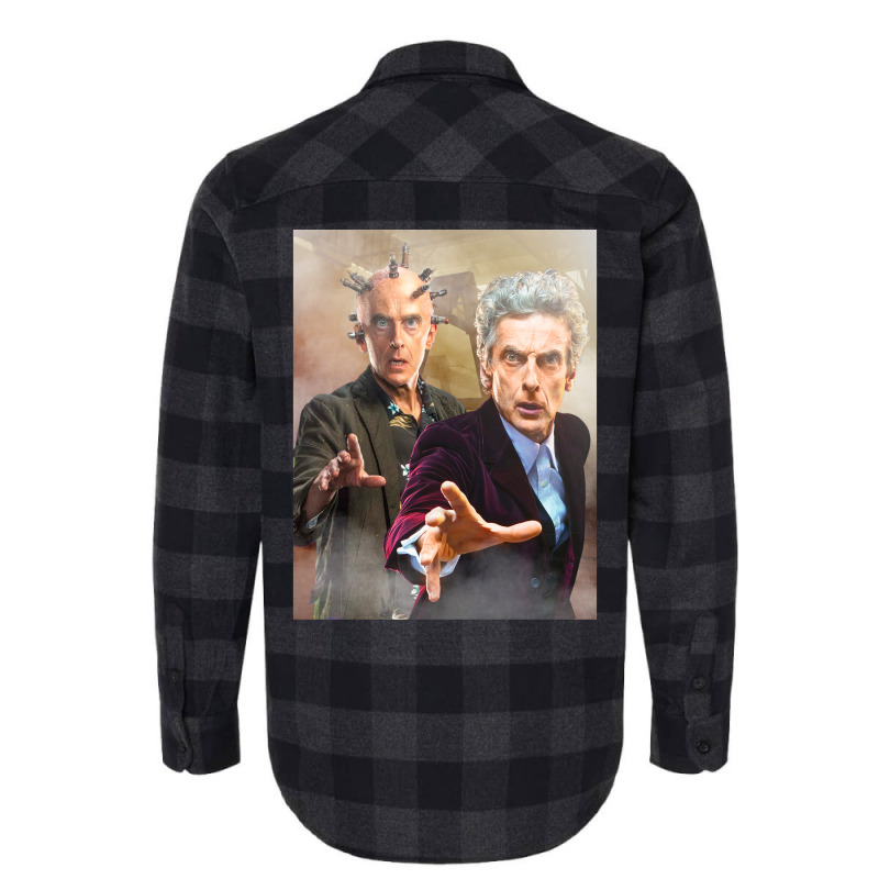 The Doctor Vs The Thinker Flannel Shirt | Artistshot