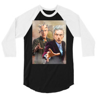 The Doctor Vs The Thinker 3/4 Sleeve Shirt | Artistshot