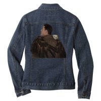 Eagly And Peacemaker Hug Ladies Denim Jacket | Artistshot