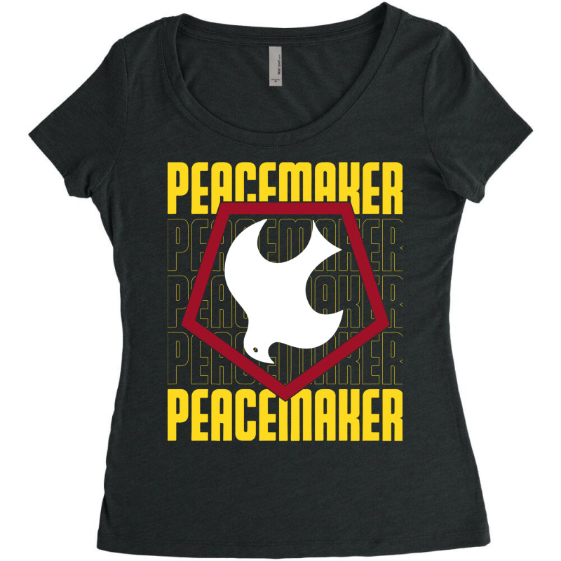 The Peacemaker Women's Triblend Scoop T-shirt | Artistshot