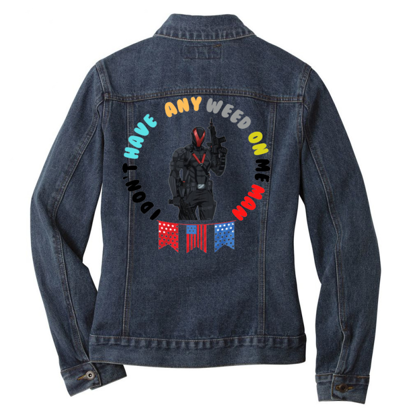 Vigilante Peacemaker Quotes 41 Ladies Denim Jacket | Artistshot