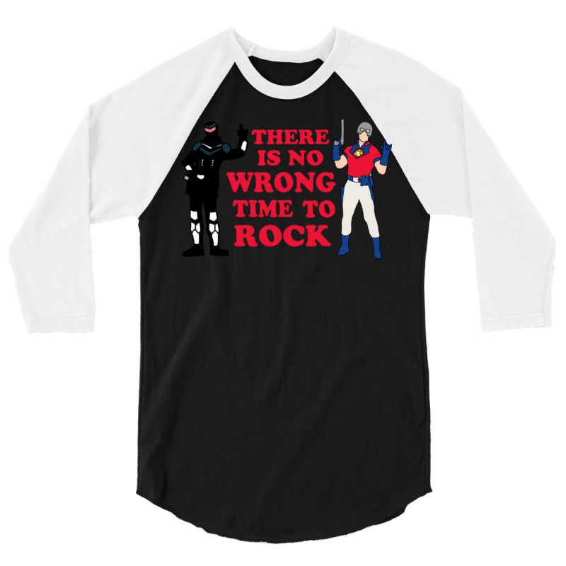 There Is No Wrong Time To Rock 3/4 Sleeve Shirt | Artistshot