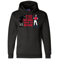 There Is No Wrong Time To Rock Champion Hoodie | Artistshot