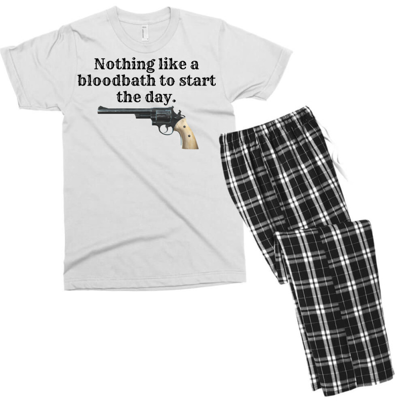 Peacemaker Funny Quote 2 Men's T-shirt Pajama Set | Artistshot