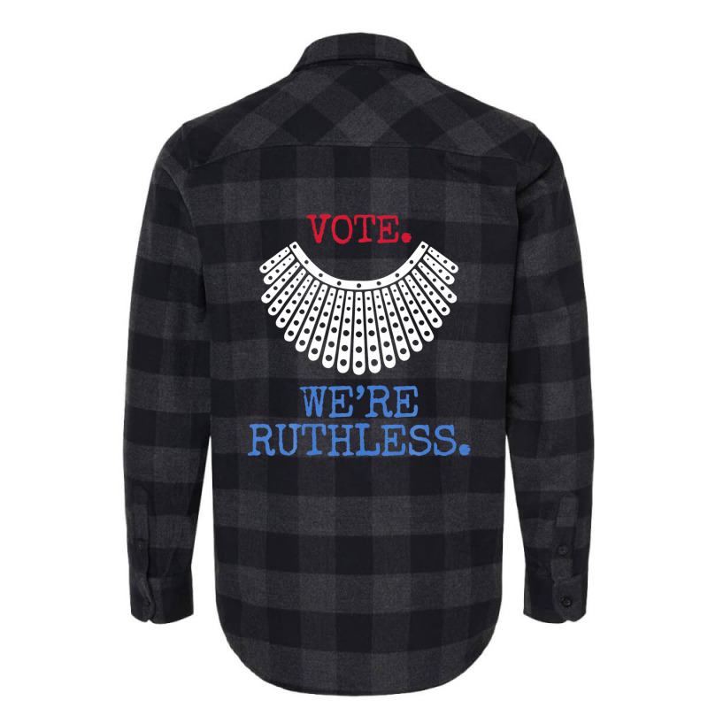 Vote We're Ruthless Feminist Patriotic Flannel Shirt | Artistshot