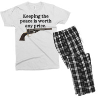 Peacemaker Funny Quote 3 Men's T-shirt Pajama Set | Artistshot