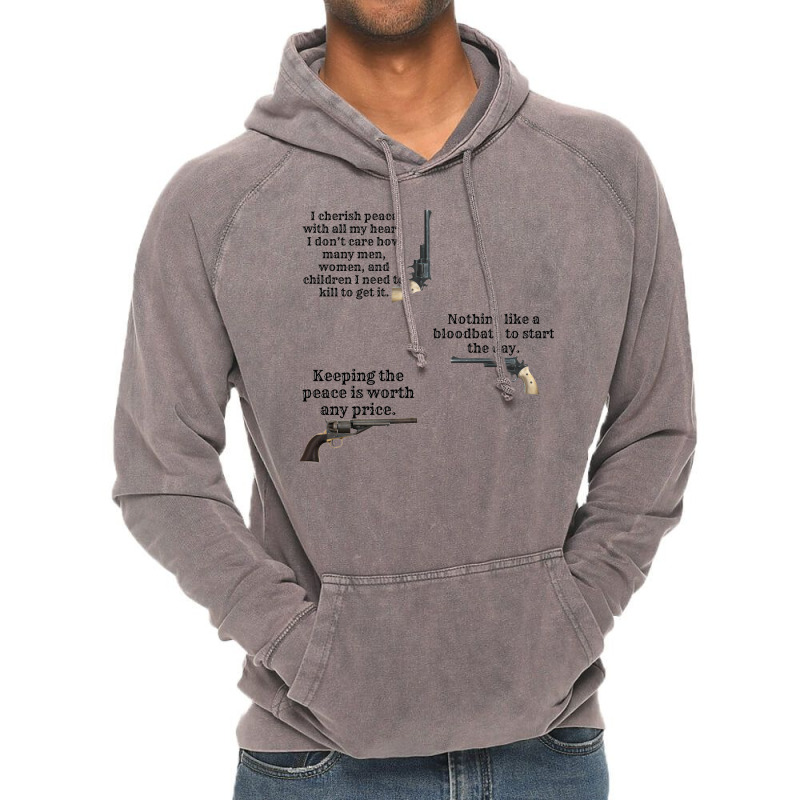 Peacemaker Funny Quotes Bundle Vintage Hoodie | Artistshot