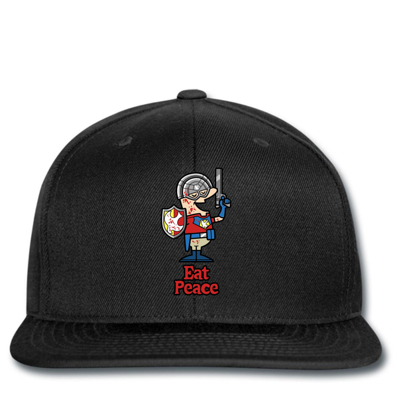 Eat Peace   Funny Peacemaker Printed Hat | Artistshot