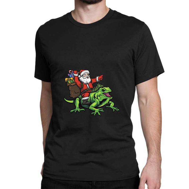 Santa Delivering Christmas Riding 1 Classic T-shirt by JessicaProffitt | Artistshot