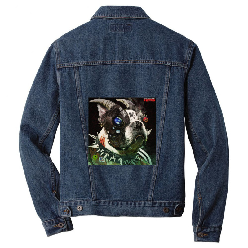 Machine Girl U-void Synthesizer Album Cover 1 Men Denim Jacket | Artistshot