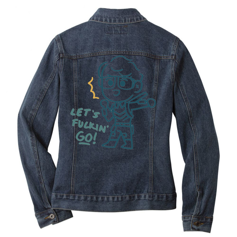 Vigilante   Vigilante Peacemaker Ladies Denim Jacket | Artistshot