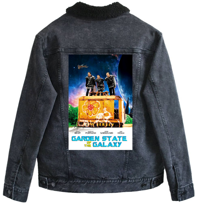 Garden State Of The Galaxy (movie Mash Up) Unisex Sherpa-lined Denim Jacket | Artistshot