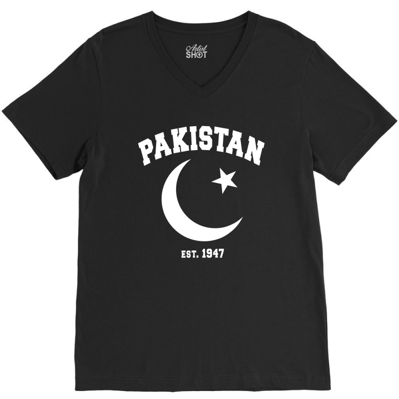 Pakistan Cricket Sport National Flag Womens Mens Children V-Neck Tee by nyiokamonodw | Artistshot