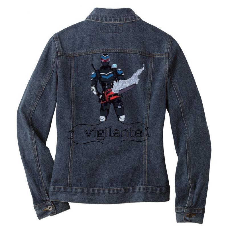 Vigilante Peacemaker Quotes 8 Ladies Denim Jacket | Artistshot