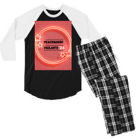 Peacemaker Vigilante 2024 Shirt Men's 3/4 Sleeve Pajama Set | Artistshot