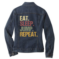 Water Ski Jumping Ladies Denim Jacket | Artistshot