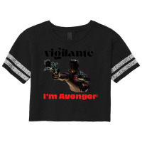 Vigilante Peacemaker Quotes 9 Scorecard Crop Tee | Artistshot