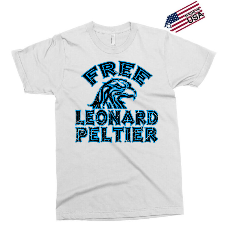 Free Leonard Peltier Blue Used Look Exclusive T-shirt by oubaydkukmanz | Artistshot