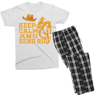 Funny Keep Calm And Send Rip Men's T-shirt Pajama Set | Artistshot